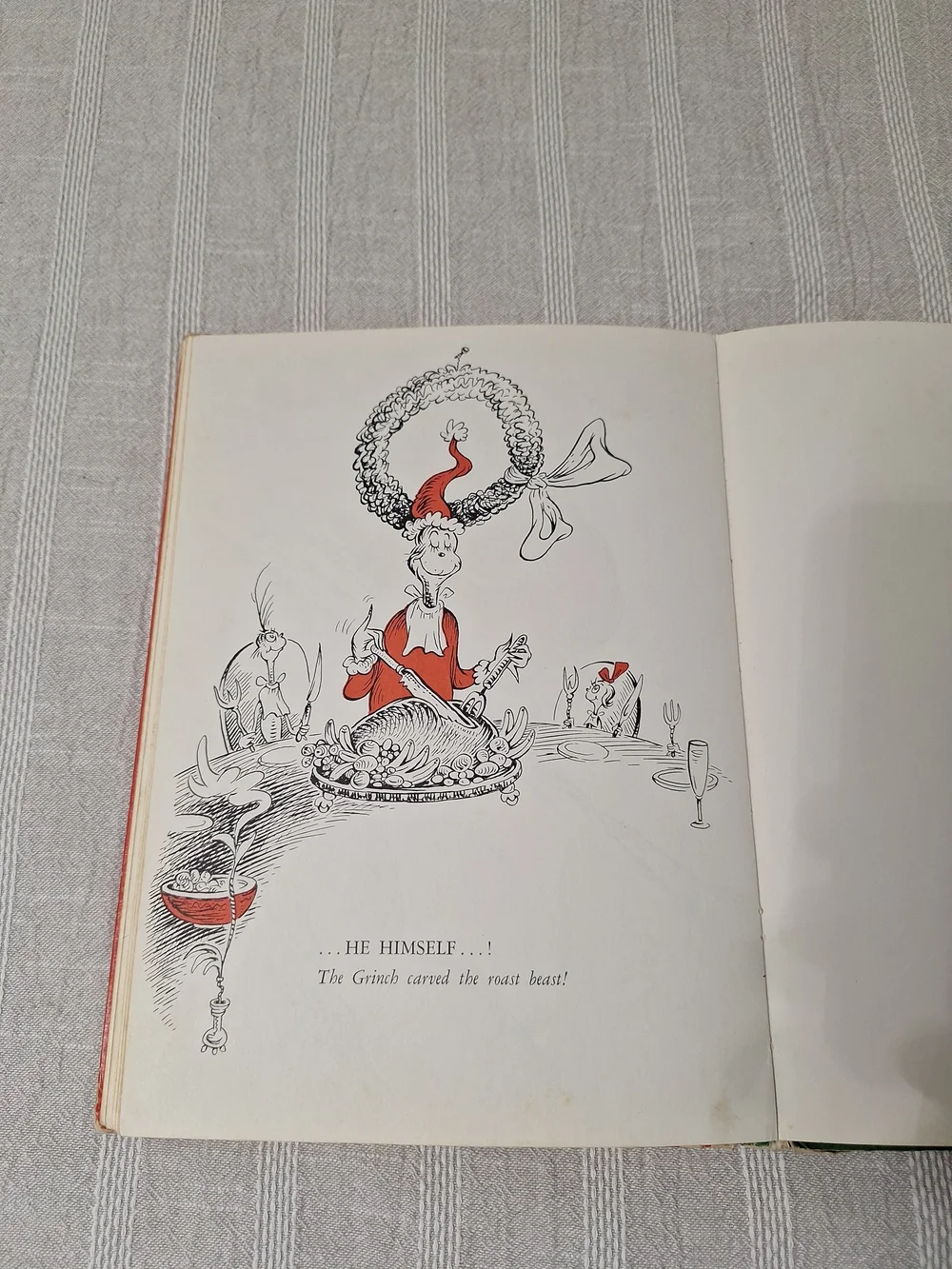 How the Grinch Stole Christmas HC by Dr. Seuss 1st Edition Later Printing 1957